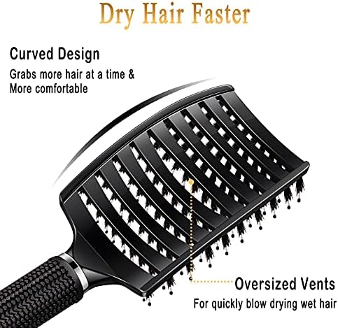 Pain-Free Detangling Brush for Women & Kids, Wet & Dry Hair, All Hair Types - Image 6