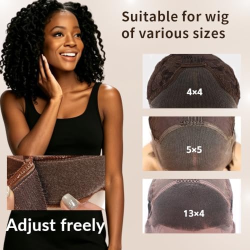 Adjustable Velvet Wig Grip Cap Secure Hold for Glueless Lace Wigs - Image 5
