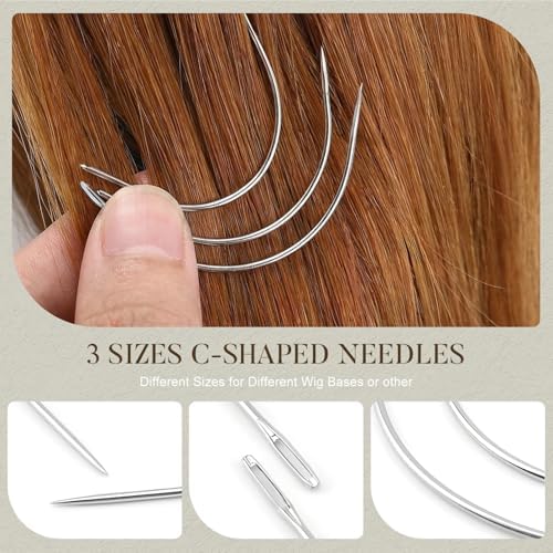 JIAMEISI Hair Extension Sewing Kit - Image 3