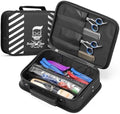 Segbeauty Barber Carrying Case, Stylist Tool Storage Bag for Clippers Scissor Clips Trimmer Grooming Kit, Hair Styling Accessories Organizer, Portable Travel Professional Hair Salon Equipment by Segbeauty