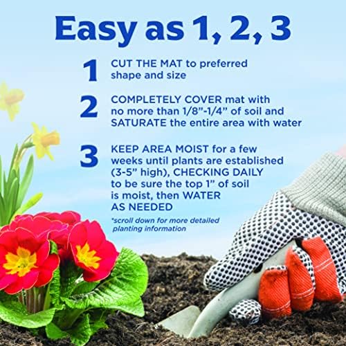 Seed Mat - Easy to Plant and Grow Garden Seeds - Creates Fragrant, Vibrant Flower Garden (Sunflower Garden) (Pack of 2) - Image 5