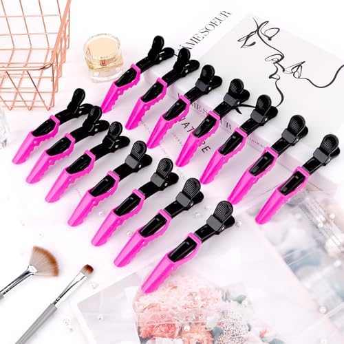 Ondder 24 Pcs Hair Clips, Large Alligator, Black Pink, for Styling Sectioning, Pro Salon, Hair Styling Accessories for Women - Image 7