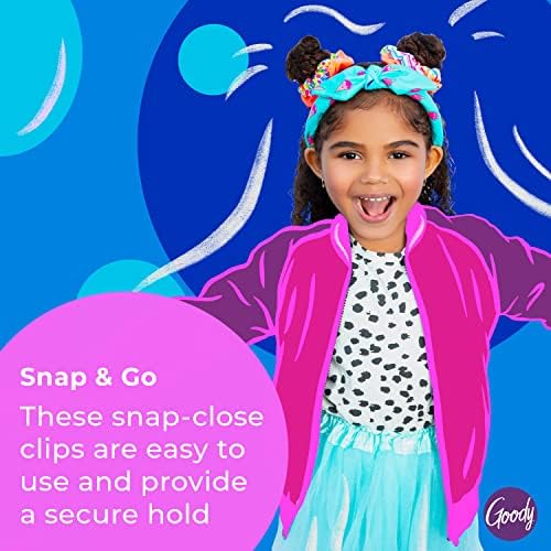 Goody Kids Mini Epoxy Contour Snap Clips - 8 Count, Daisy Charm - Just Snap Into Place - Suitable for All Hair Types - Pain-Free Hair Accessories for Women and Girls - All Day Comfort (Pack of 2) - Image 3
