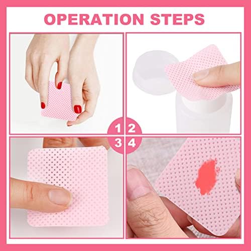 NXJ INFILILA 540PCS Lint Free Nail Wipes for Nail Polish Remover,Nail Prep - Image 6