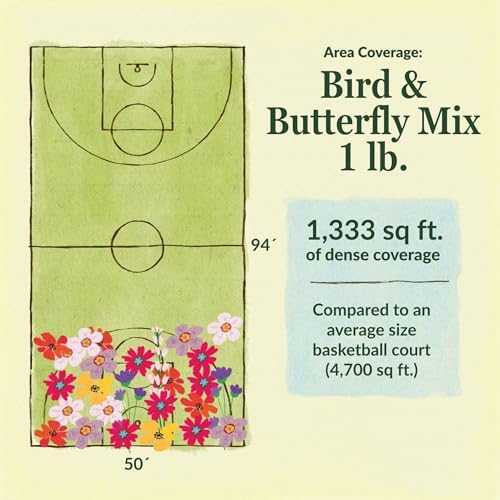 Ferry-Morse Bird & Butterfly Bulk Wildflower Seeds, 210,000+, 1 lb - Image 6