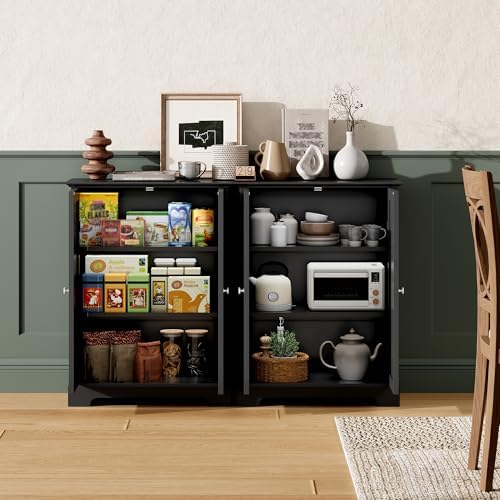 ChooChoo Bathroom Floor Cabinet with 2 Doors and Adjustable Shelves - Image 6