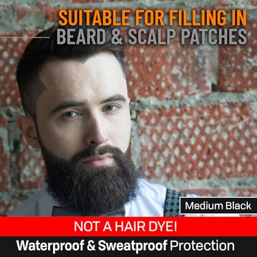 Beard Pen Filler for Men - Barber Styling Grooming Pencil - Medium Black - Image 5