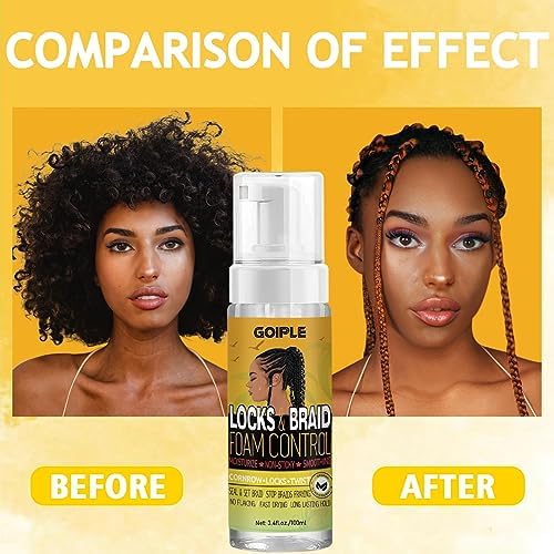 Edge Control Wax for Women Strong Hold Non-greasy Smoother Gel, Styling for Black Hair No Flaking, White Residue, Braiding Braid Mouss Shine and Smooth - Image 5