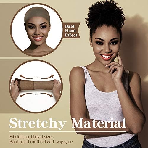 Dreamlover Wig Caps for Women,Wig Stocking Caps, Natural Brown, 12 Pieces - Image 4