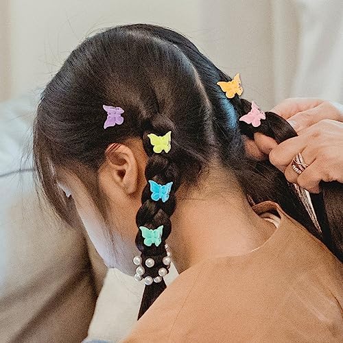 50 Pieces Assorted Color Butterfly Hair Clips, Beautiful Mini Butterfly Hair Clips Hair Accessories for Women and Girls (50 Pack Macarons) - Image 7