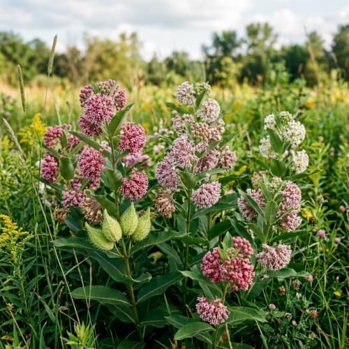 2 Mixed Milkweed Live Plants 4-7 Inches, Asclepias Butterfly Milkweeds - Image 6