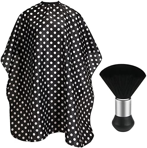 FEBSNOW Barber Cape Professional Hair Cutting Cape with Neck Duster Brush by HOMECRAFTBEAUTYBABY