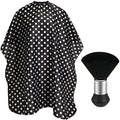 FEBSNOW Barber Cape Professional Hair Cutting Cape with Neck Duster Brush by HOMECRAFTBEAUTYBABY