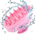 Scalp Massager Shampoo Brush, Hair Scalp Scrubber Shower Hair Brush Head Massager for Stress Relax Hair Growth, Dandruff Brush Scalp Exfoliator for Women Men Kids Pets, Pink by Sosoon