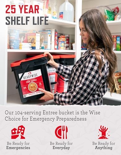 READYWISE Emergency Food Survival Supply, 104 Servings, Variety Bucket - Image 3