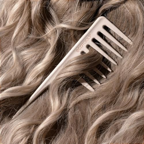 EcoTools Wide Tooth Comb for Curly Hair, Bamboo Hair Comb, 1 Count - Image 4