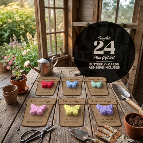 24-Count Plantable 3D Butterfly Wildflower Seed Bomb Favors - Image 3