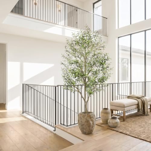 LYERSE Faux Olive Tree 9ft - Artificial Olive Tree Indoor for Home Decor - Image 7