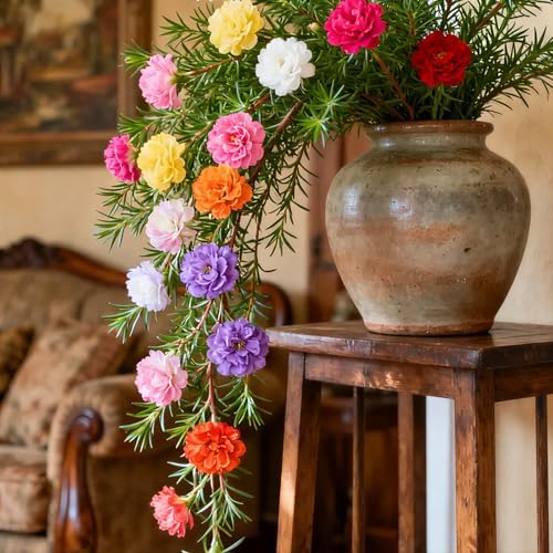 20,000+ Moss Rose Seeds (Portulaca Grandiflora) - Mixed Color Perennial Ground Cover, Non-GMO, Heirloom, Vibrant Blooms for Garden Beds, Outdoor Planting & Garden Beautification - Image 7