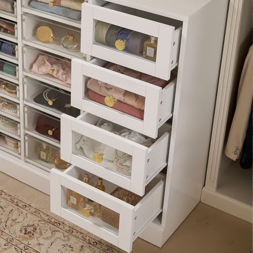 Nail Polish Storage Jewelry Display Cabinet with 25 Acrylic Drawers - Image 4