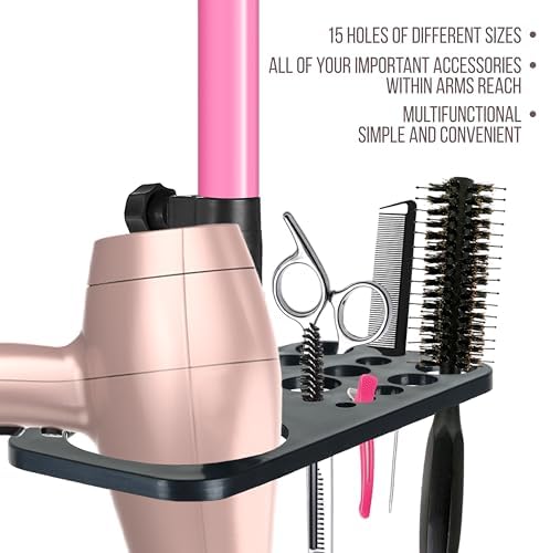ZQIAN BEAUTY Wig Head Stand 50 Inch Metal Mannequin Head Stand for Hairdressing Training Head Adjustable Wig Stand Tripod with Tool Tray (Pink, Mannequin Head Not Included) - Image 3