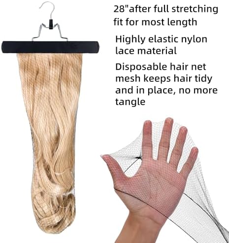 Hair Extension Hanger with Extra Long Storage Bag, Extension Holder Kit - Image 2