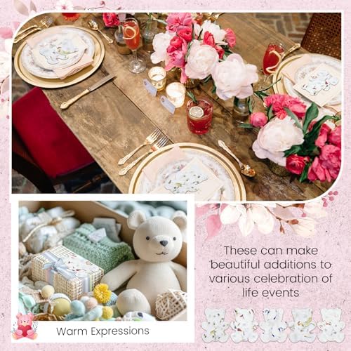 Dunzoom 50 Pcs Plantable Seed Paper Tags Wildflower,Bear - Image 5