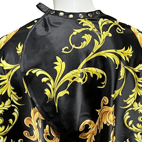 Barber Capes for Men Hair Cutting Salon Capes with Snaps Hairdresser Gown Stylist Cape- 63”× 56” - Image 2
