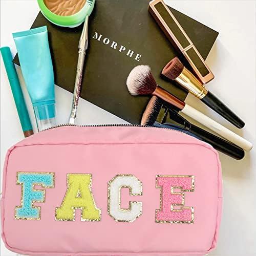 DYSHAYEN Small Cosmetic Bag, Pink Face - Image 2