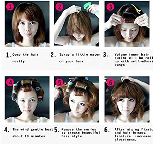 Hair Rollers Self Grip Holding Rollers Hairdressing Curlers Hair Design Sticky Cling Style For DIY Or Hair Salon By Kamay's (Gripping Sticky Rollers 36PCS 4 Size) Large Medium Small Premium Set Random - Image 4