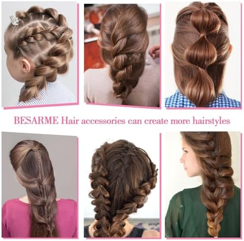 Hair Ties Accessories for Little Girls, 1500 Rubber Bands with 8 Hair Tools - Image 6