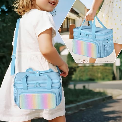 Hair Bow Organizer Baby Girls, Double Layer Hair Accessories Storage Bag - Image 5