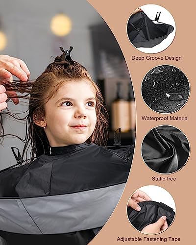 Lictin Hair Cutting Cape Umbrella with 1PCS Comb, Haircut Cape for Adults - Image 4