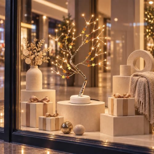 Tabletop Bonsai Light Tree,Decorative Branch Lights - Image 6