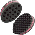 Hair Magic Twist Sponge: Two-Sided Dread Afro Coil Barber Tool for Curling and Waving Men's and Women's Long/Short Hair, 1 Pc by Unknown