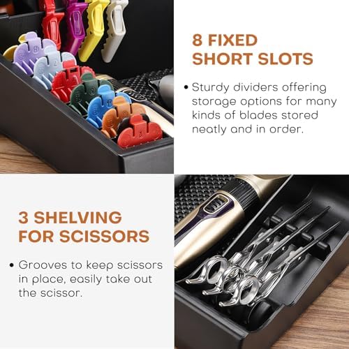 Noverlife Large Barber Station Organizer for Corded Clippers & Guards - Image 2
