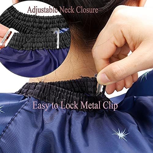 Kids Haircut Cape, Hair Cutting Cape for Kids & Adults - Professional Waterproof Barber Cape Salon Cape Cloak for Hair Stylist (Space Rocket) - Image 4