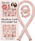 Kitsch Satin Heatless Curls Overnight Set - Micro Dot by Kitsch