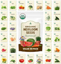 Back to the Roots 100% Heirloom Rescued Seeds, Variety Pack, 30ct of Organic Veggies, Herbs & Flowers to Prevent Waste (Assortment Varies) by BacktotheRoots