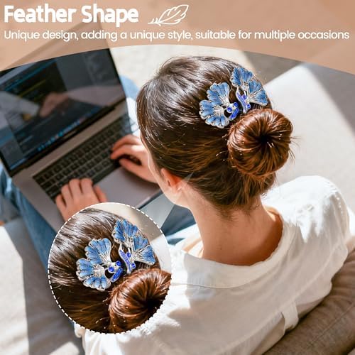 2 Pcs Bun Bun Maker Crystal Hair Bun Maker French Twist Hair Disk for Women - Image 5