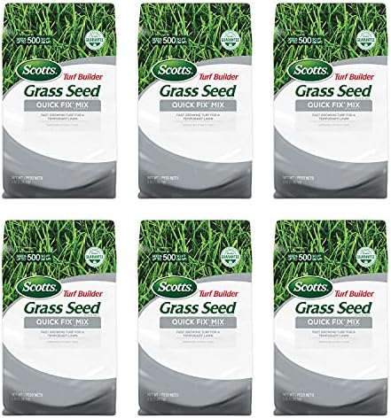 Scotts Turf Builder Grass Seed Quick Fix Mix, 3 lbs. (6-Pack) by Unknown