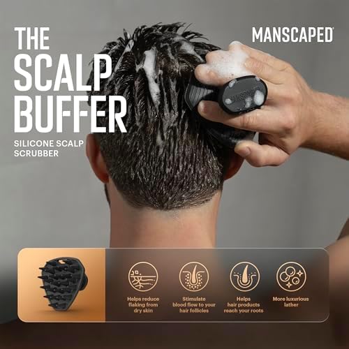 MANSCAPED® The Scalp Buffer Men’s Silicone Head Scrubber - Image 2