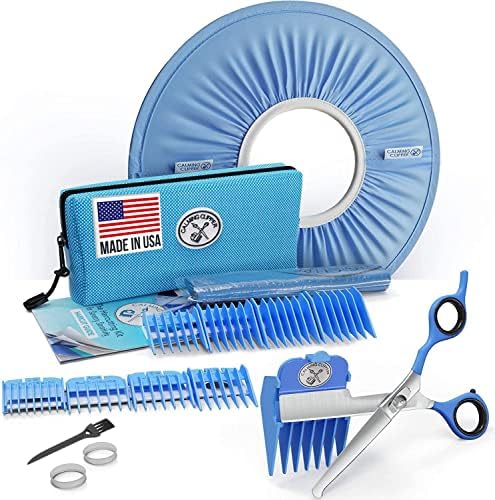 CALMING CLIPPER® - The Silent, Gentle Haircutting Kit for Children with Autism and Sensory Sensitivity - Right-Handed, Includes Barber Cape & Hair Shield by Calming+Clipper