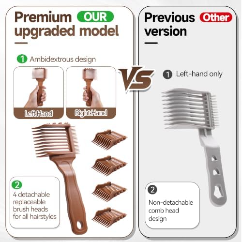 4-in-1 Detachable Fade Comb Set - Image 2