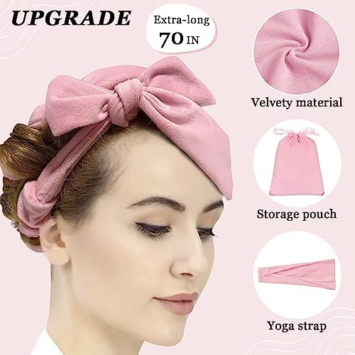 ZILAMPU Heatless Curls Overnight Long Hair No Heat Hair Curlers to Sleep In - Image 2