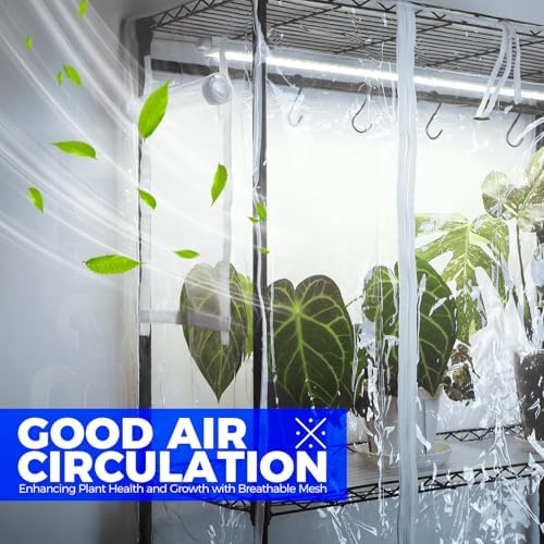 Barrina CX3Z Indoor Greenhouse with Grow Light 4-Tier 108W 35.4x13.8x70.9IN - Image 3