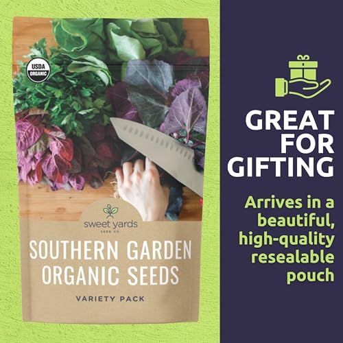 Organic Southern Garden Seeds Variety Pack - 10 Individual Packs - 2026 Season - Sugar Ann Snap Pea, Sweet Crimson Watermelon and More! for Indoor & Outdoor Planting (Non-GMO, Certified Organic) - Image 6
