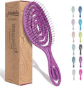 Ninabella Detangler Brush - No Tangle Hair Brush for Women, Fine, Thick and Long Hair - Hairbrush for Wet and Dry Hair, Gentle on the Scalp - Berry by Ninabella
