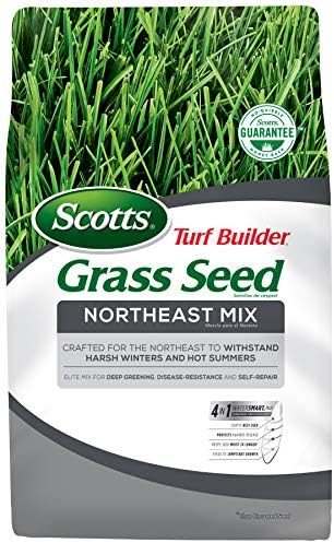 Scotts Turf Builder Grass Seed Northeast Mix - 20 lb., Withstands Harsh Winters and Hot Summers, Deep Greening, Self-Repair, and Disease-Resistance Grass Seed Mix, Seeds up to 8,660 sq. ft by Unknown