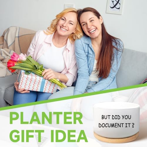 Office Desk Shelf Decor, Ceramic Succulent Plant Pot (Plants Not Included) - Image 7